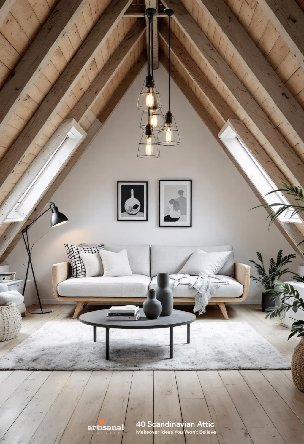 How I Transformed My Attic into a Cozy Scandinavian Living Space (And You Can Too! 🌿✨)