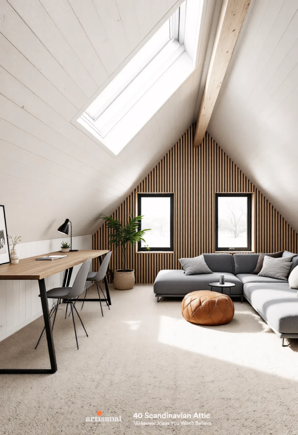 How I Transformed My Attic into a Cozy Scandinavian Living Space (And You Can Too! 🌿✨)