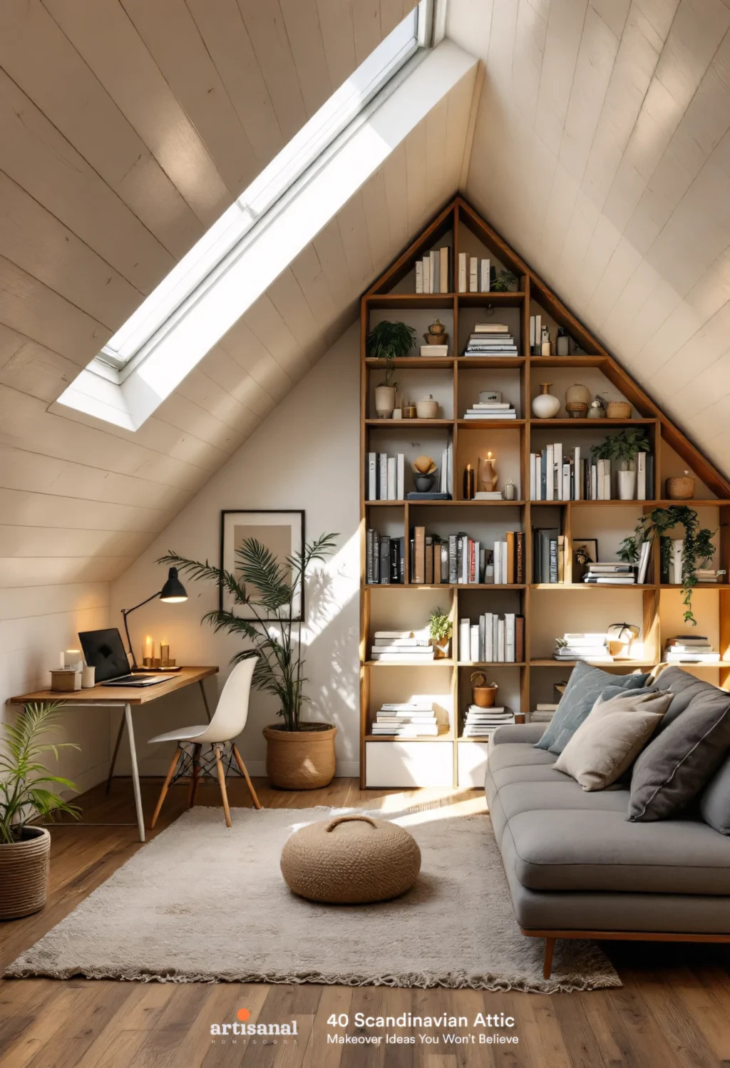 How I Transformed My Attic into a Cozy Scandinavian Living Space (And You Can Too! 🌿✨)