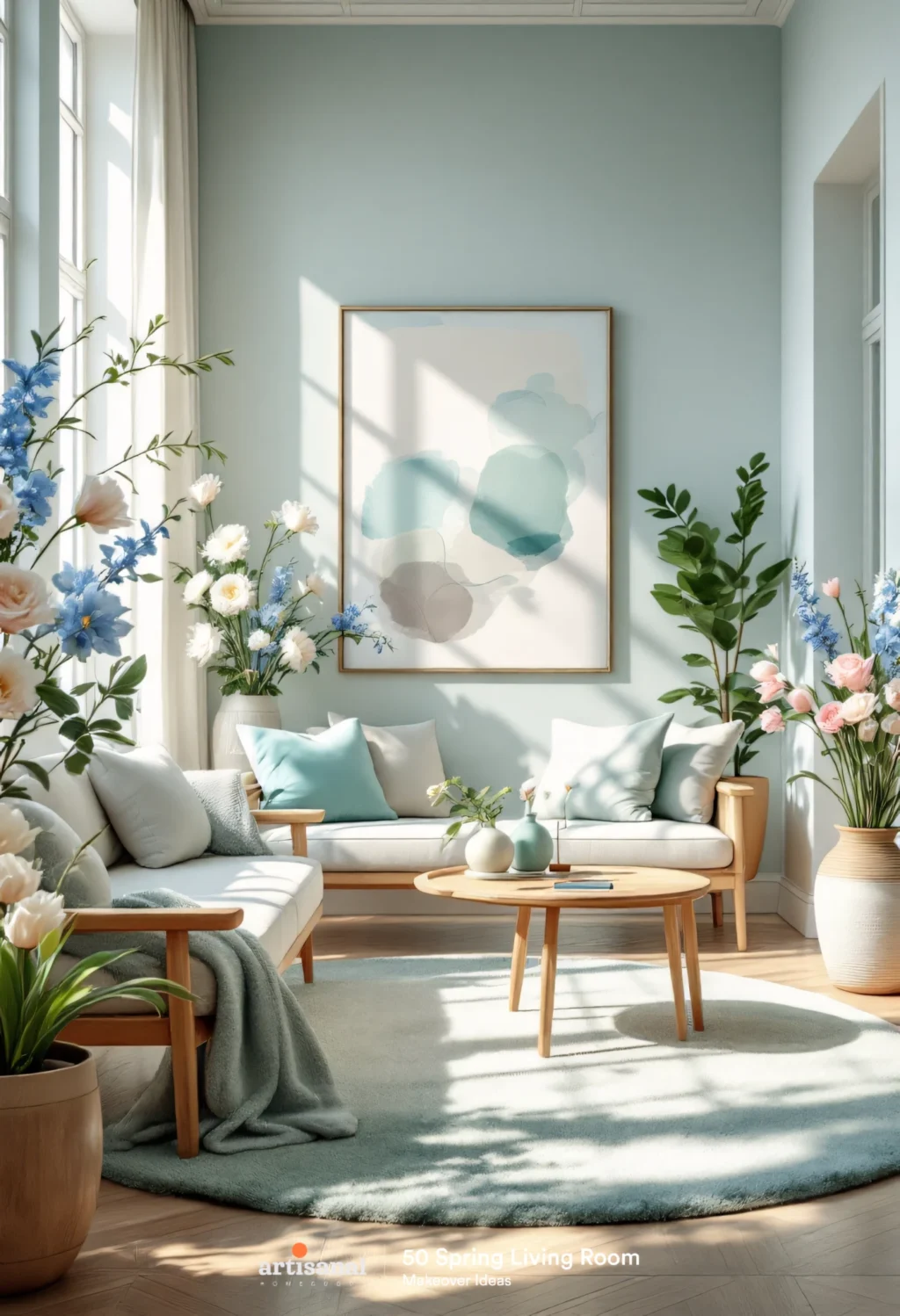Budget-Friendly Spring Living Room Decor: 50 Ideas