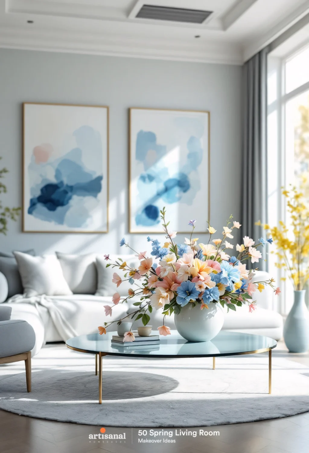 Budget-Friendly Spring Living Room Decor: 50 Ideas
