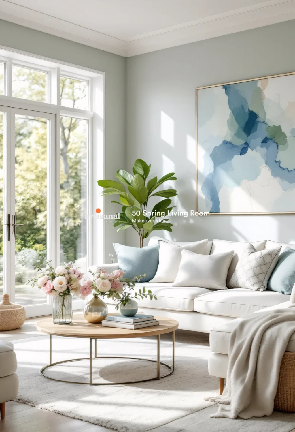 Budget-Friendly Spring Living Room Decor: 50 Ideas