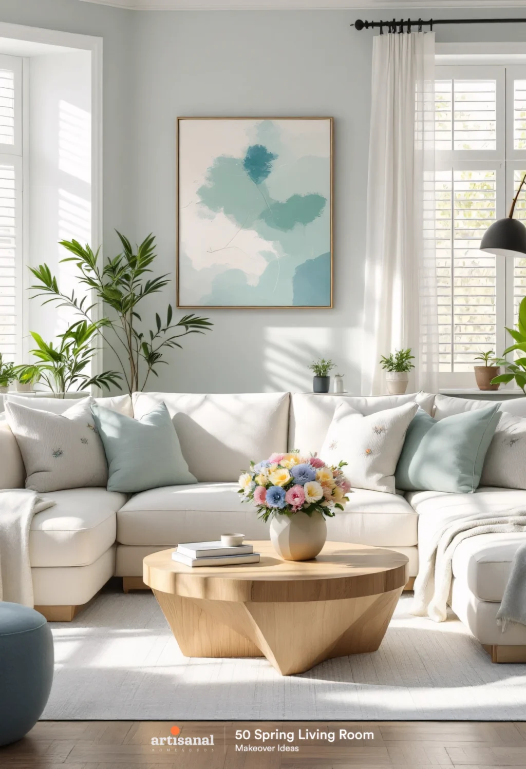 Budget-Friendly Spring Living Room Decor: 50 Ideas