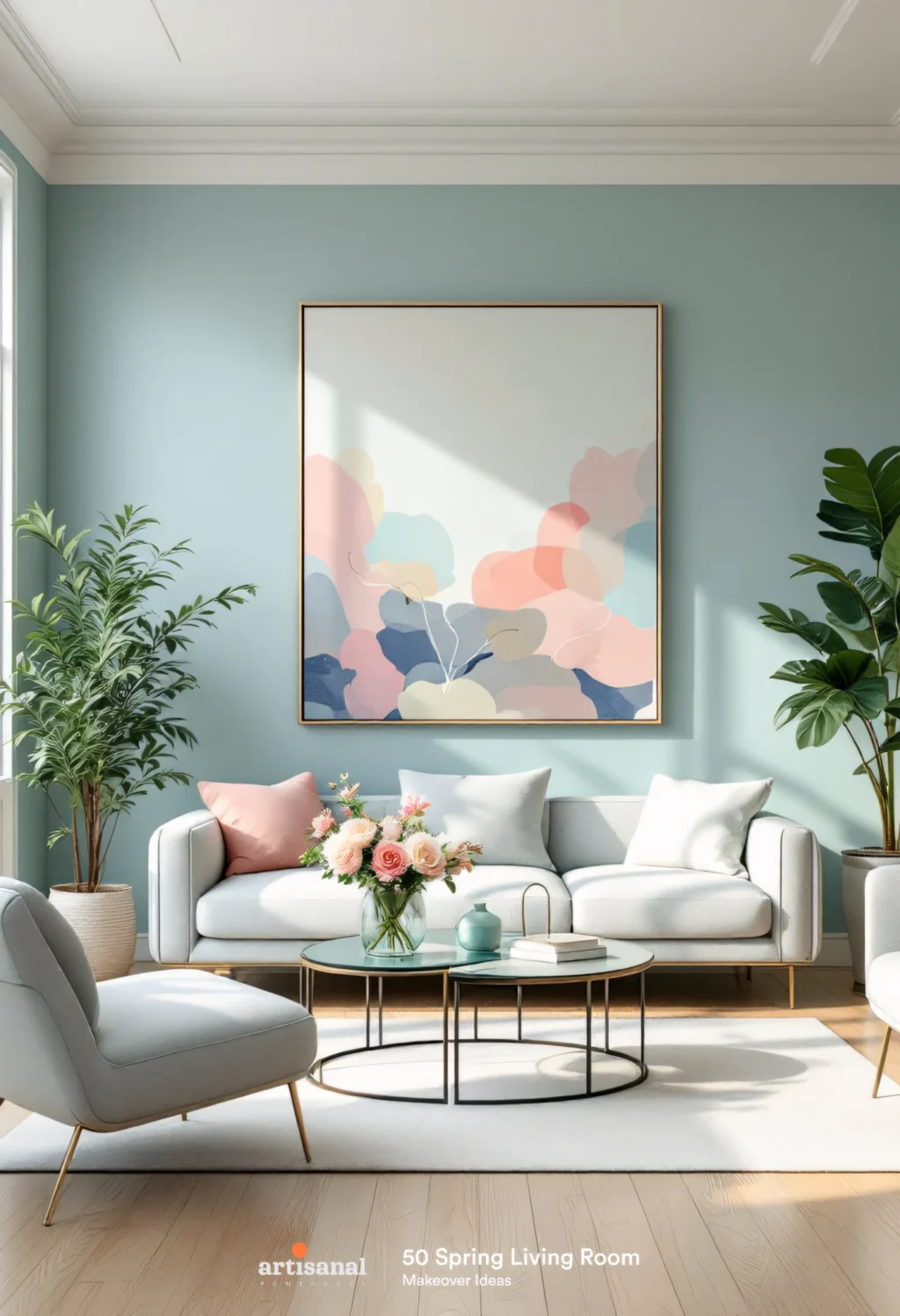 Budget-Friendly Spring Living Room Decor: 50 Ideas