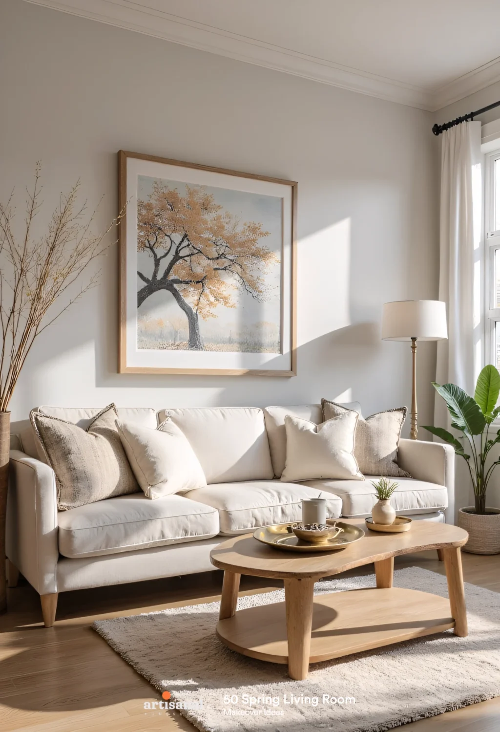 Budget-Friendly Spring Living Room Decor: 50 Ideas