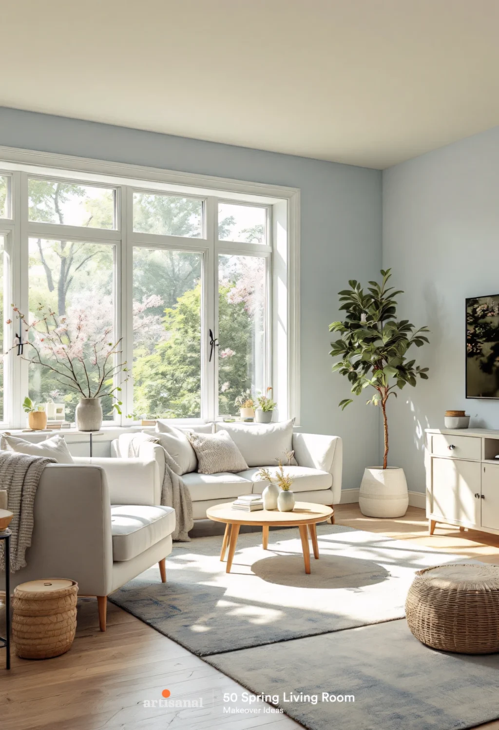 Budget-Friendly Spring Living Room Decor: 50 Ideas