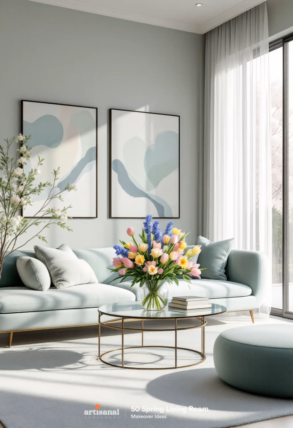 Budget-Friendly Spring Living Room Decor: 50 Ideas
