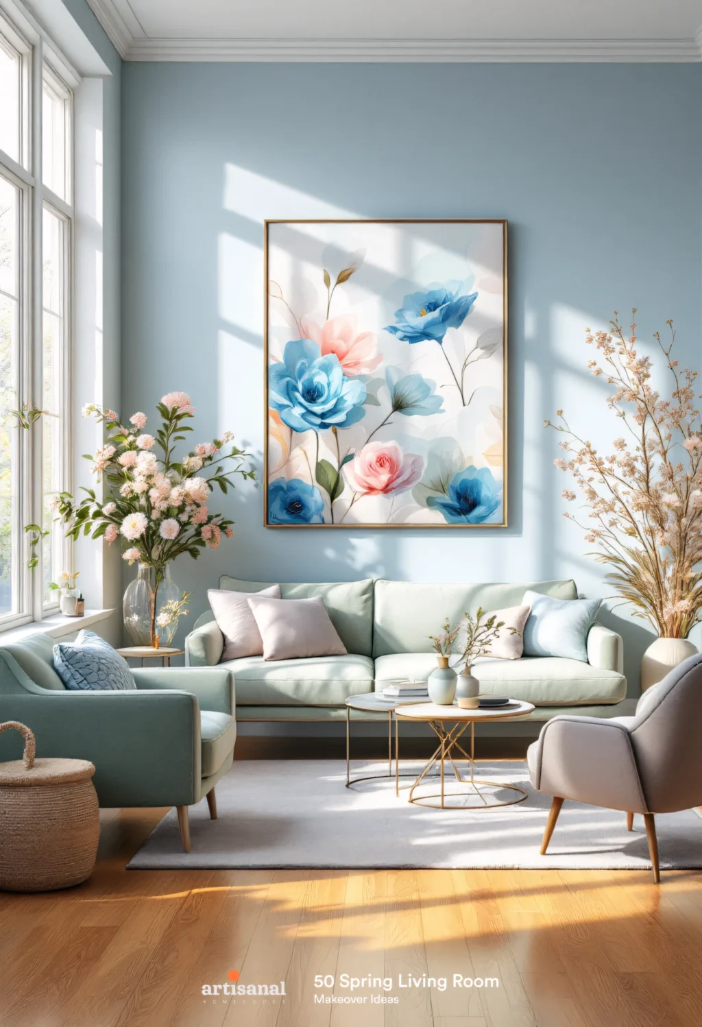 Budget-Friendly Spring Living Room Decor: 50 Ideas