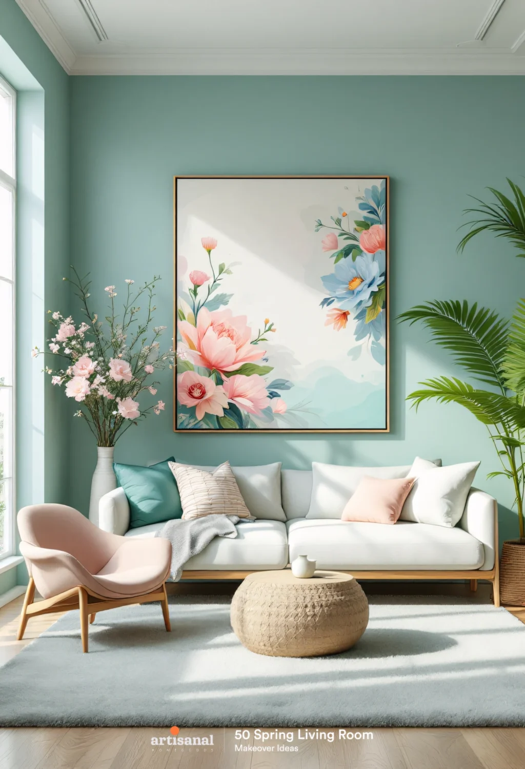 Budget-Friendly Spring Living Room Decor: 50 Ideas