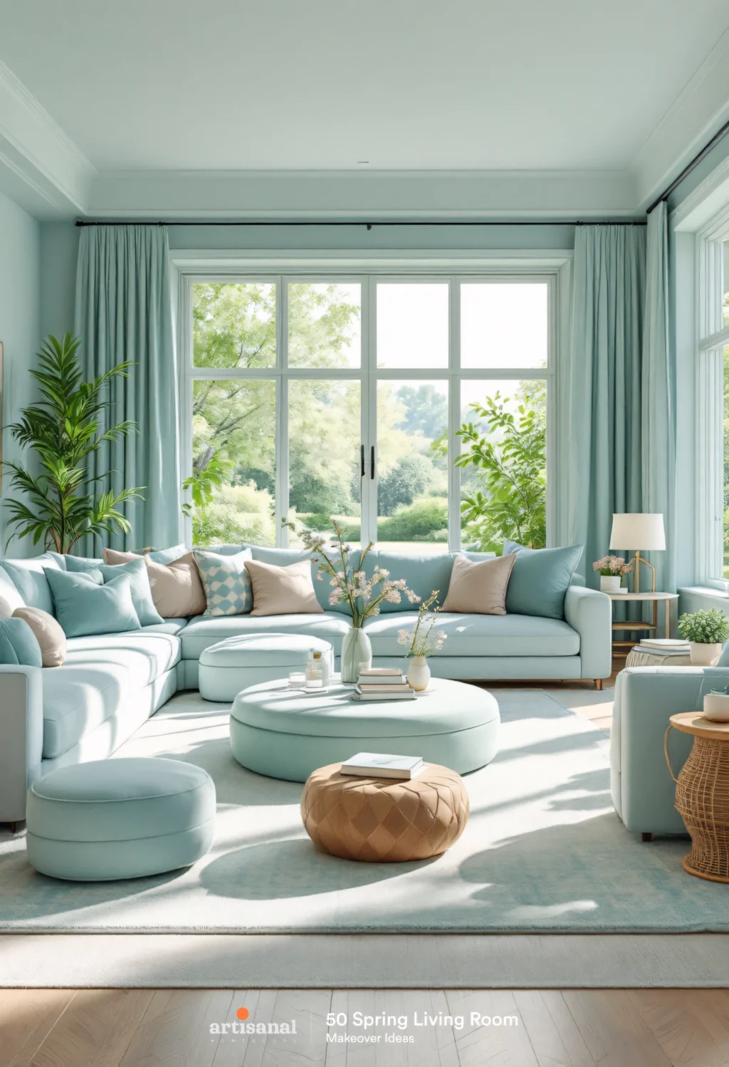 Budget-Friendly Spring Living Room Decor: 50 Ideas